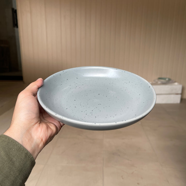 Leftover 8.5 inch Entree Bowl ( Grey Matte with Black Specks )