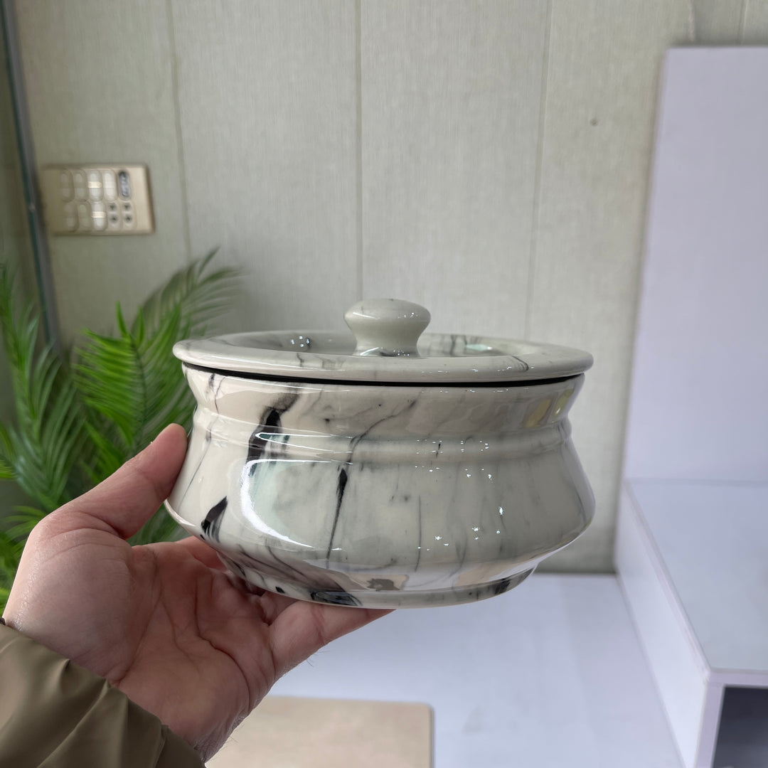 Leftover 6.5 inch Handi ( Black Marble )