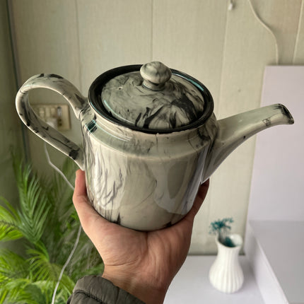 Leftover RK Tea Pot ( Black Marble ) ( 1000 ml )