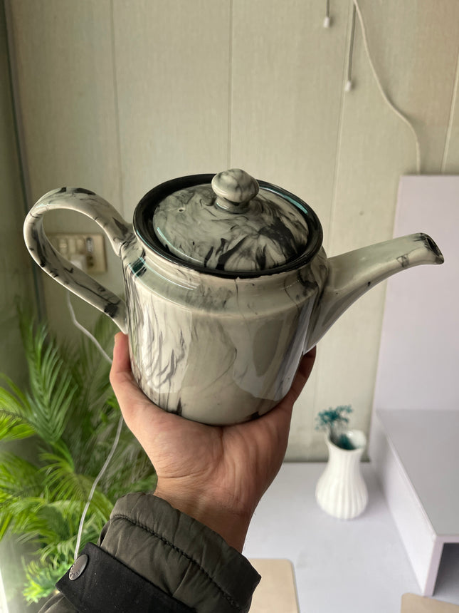 Leftover RK Tea Pot ( Black Marble ) ( 1000 ml )