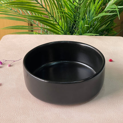 6 inch Classic Bowl ( Textured Black Matte ) ( 540 ml )
