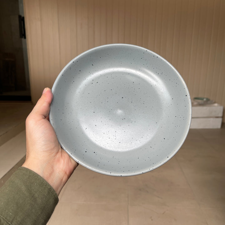 Leftover 8.5 inch Entree Bowl ( Grey Matte with Black Specks )