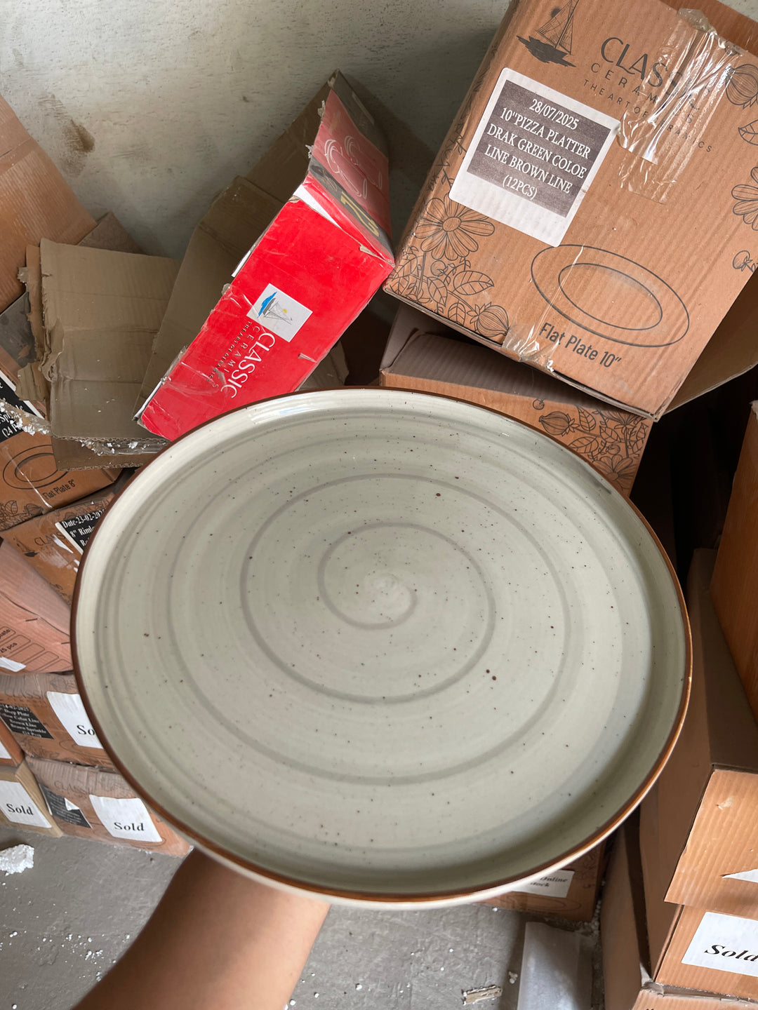 Leftover 12 inch Classic Plate ( Ash )
