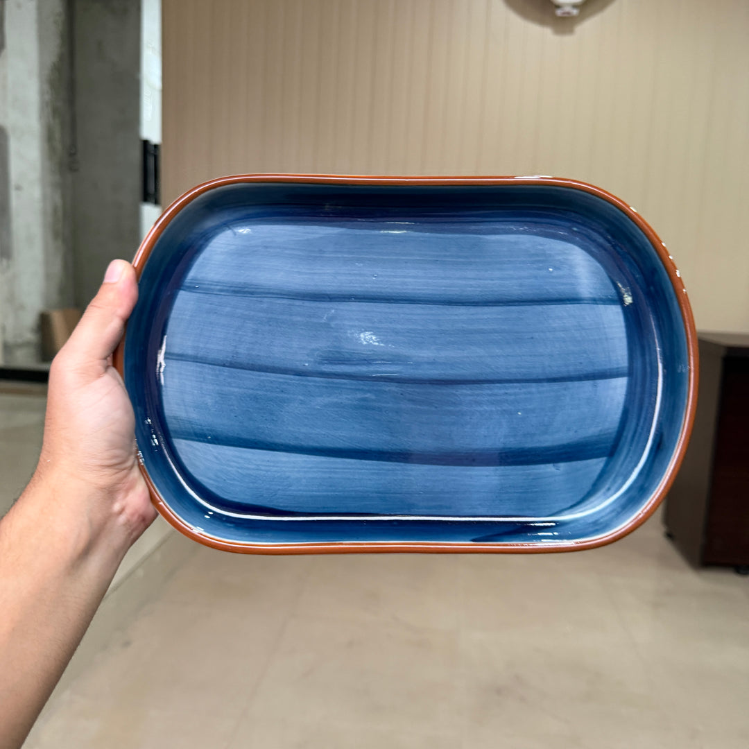 Leftover JP Platter Large ( Indigo )