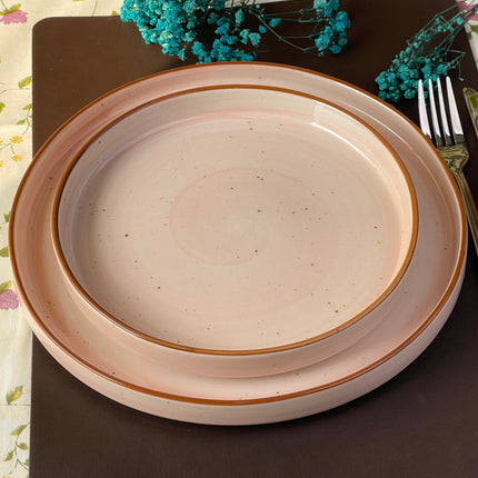 4-Person 16-Piece Breakfast Set ( Pink Colorline )