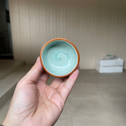 Leftover Round Sauce Ramekin Small ( Teal Colorline )