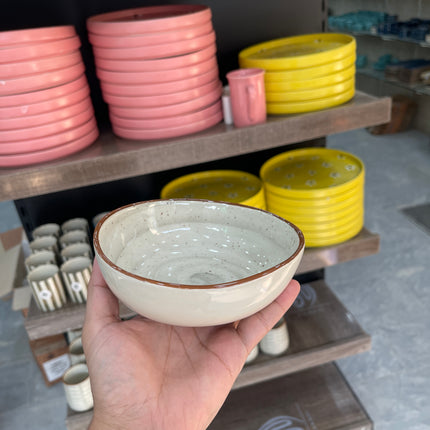 Leftover 6 inch Curved Bowl ( Grey Colorline )