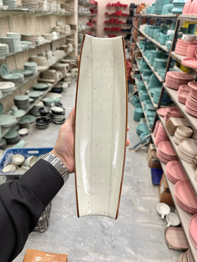 Leftover Curved Sushi Platter ( Ash )