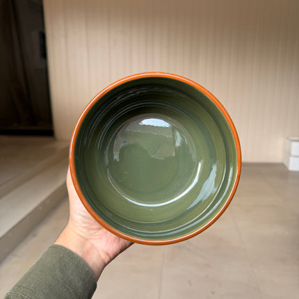 Leftover 6 inch Noodle Bowl ( Dark Green Colorline )
