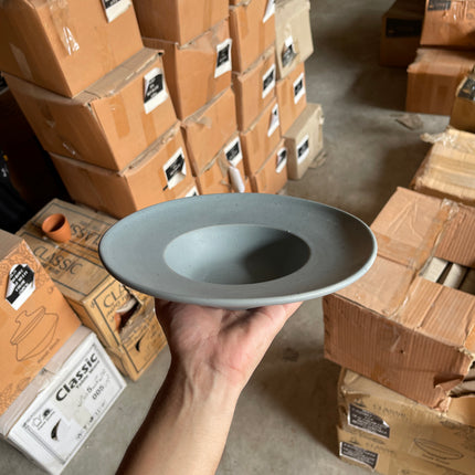 Leftover 9.5 inch Pasta Plate ( Grey Matte with Black Specks )