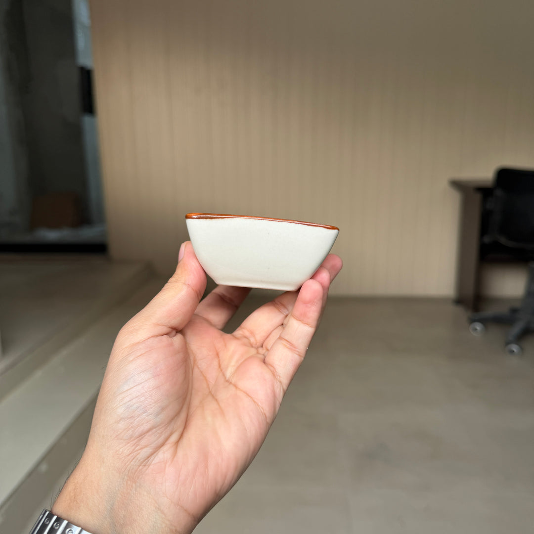 Square Dip Ramekin ( Peacock green Colorline ) ( Set of 3 )