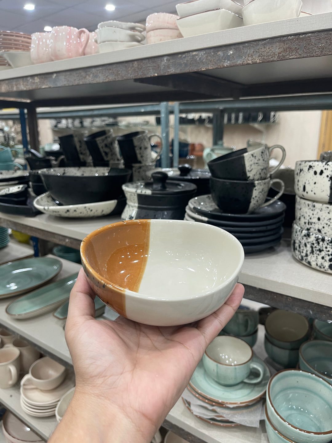 Leftover 6 inch Curved Bowl ( Sandstorm series )