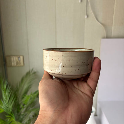 Leftover 4 inch soup Bowl ( Grey Colorline )