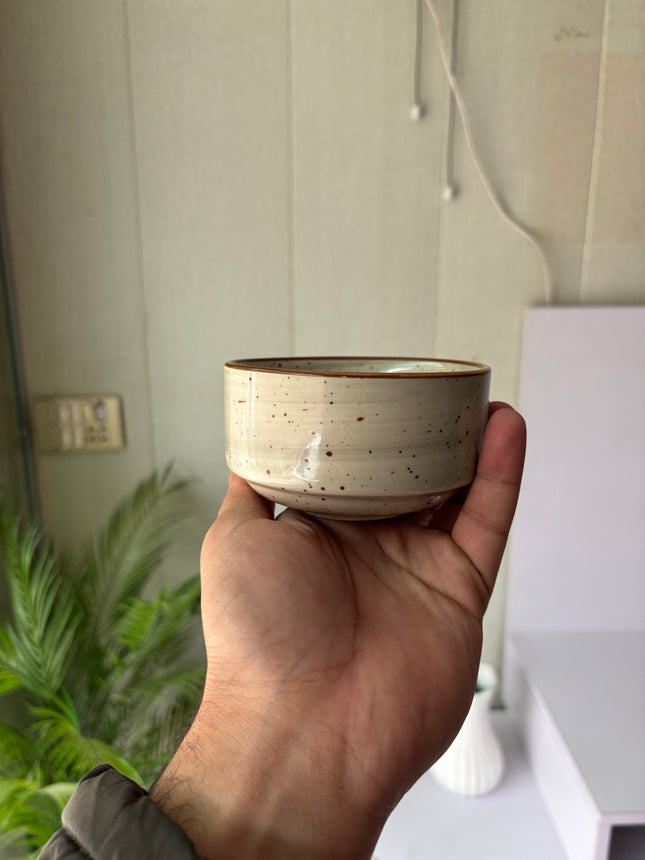 Leftover 4 inch soup Bowl ( Grey Colorline )