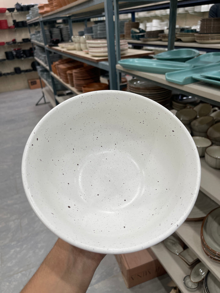 Leftover 8 inch Round Bowl ( Snow Cocoa )