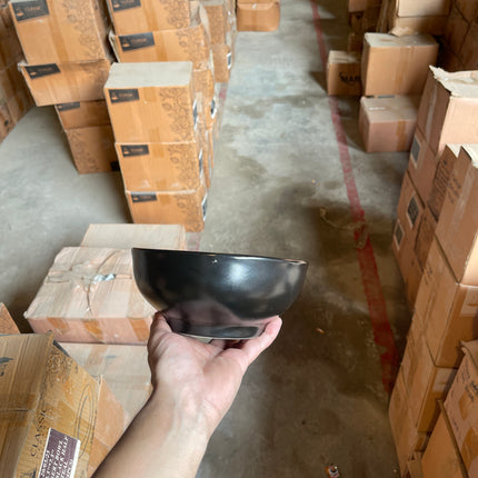 Leftover 7" Round Bowl ( Black Matte )