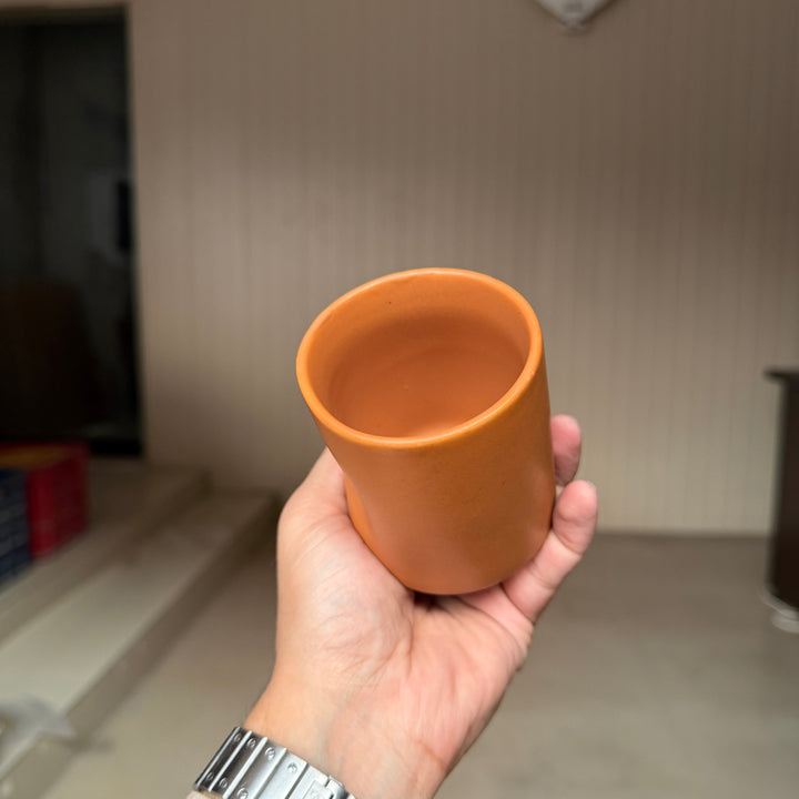Leftover Dent Tumbler ( Terracotta Matte ) ( 170 ml )