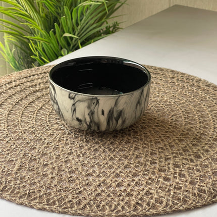 4.5 inch Single Serving Bowl ( Black Marble )