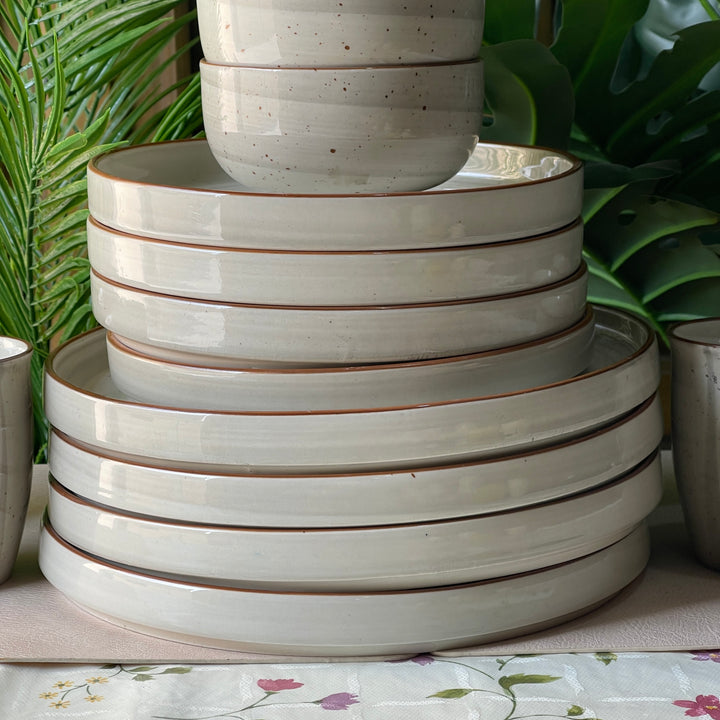 4-Person 16-Piece Breakfast Set ( Ash )