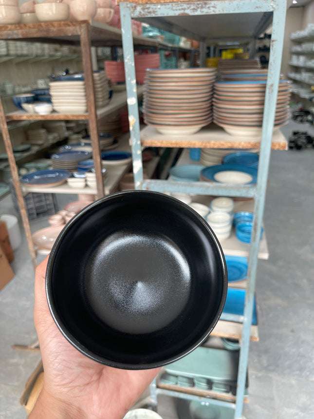 Leftover 4.5 inch Single Serving Bowl ( Textured Black Matte )