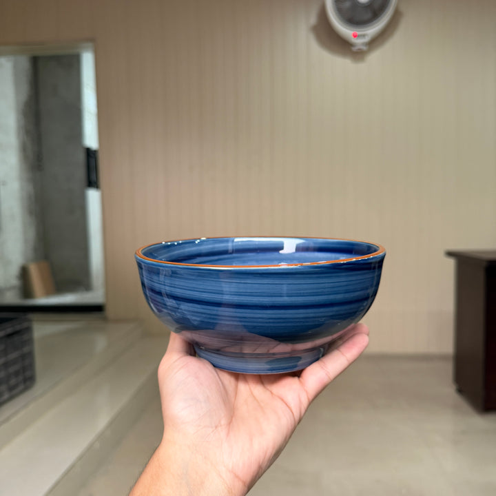 Leftover 7 inch Round Bowl ( Indigo )