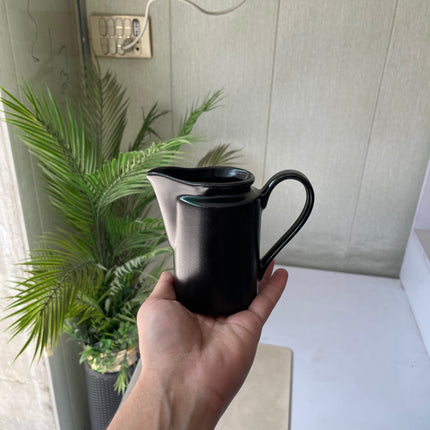 Leftover RK Milk Pot ( Textured Black Matte ) ( 220 ml )