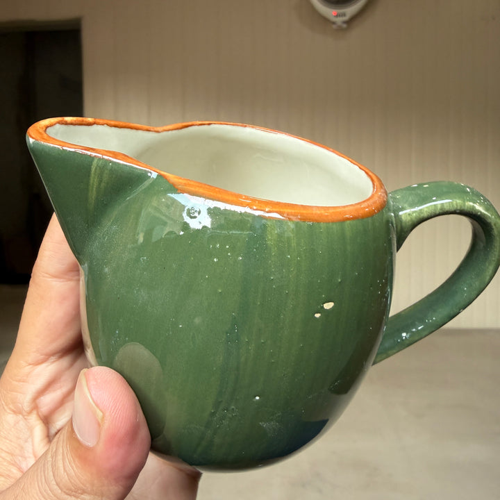 Large Creamer ( Dark Green Colorline )