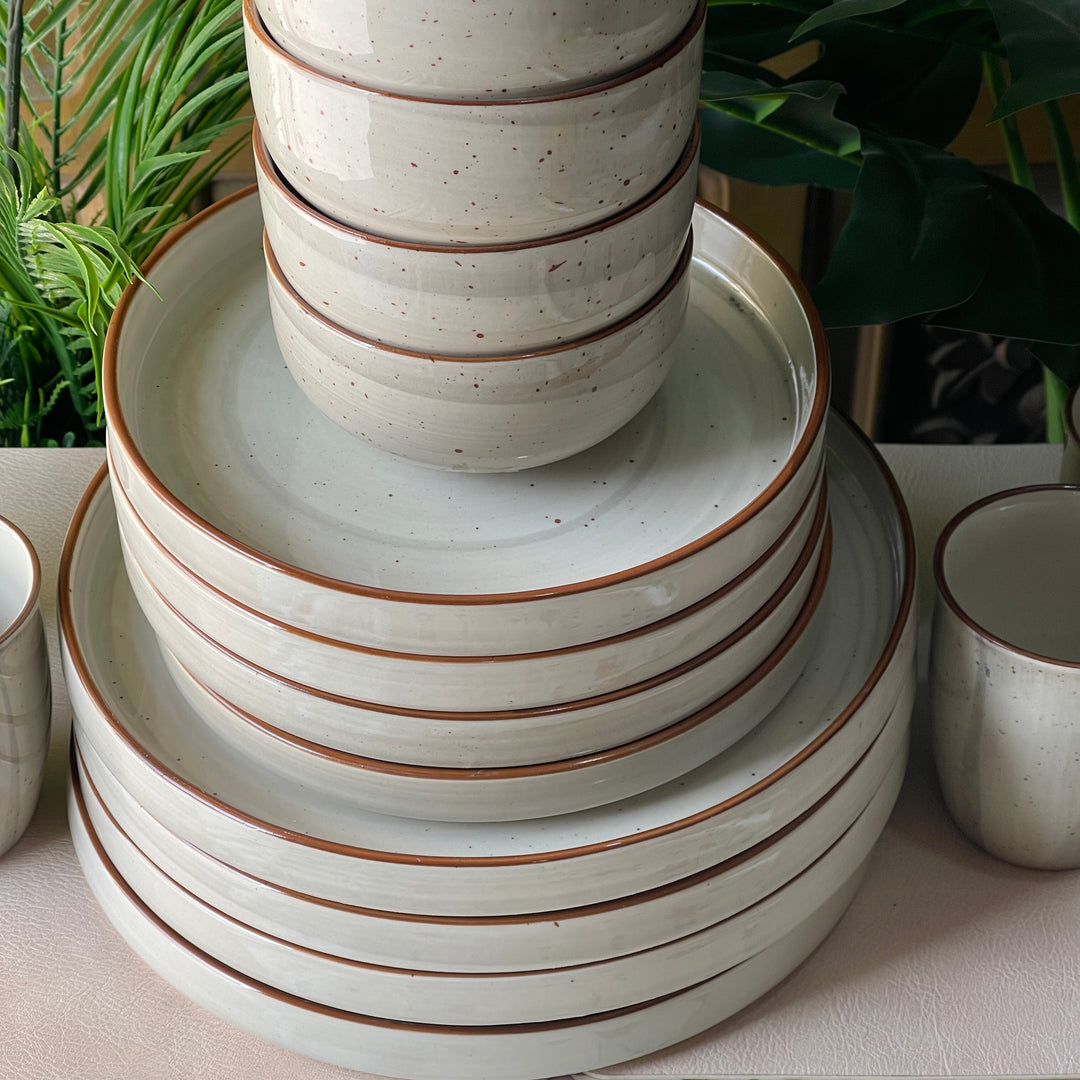 4-Person 16-Piece Breakfast Set ( Ash )