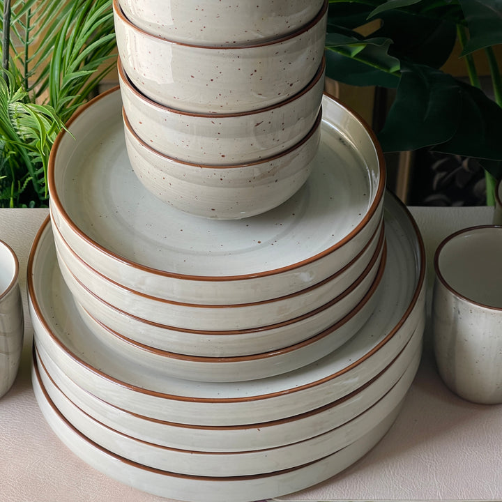 4-Person 16-Piece Breakfast Set ( Ash )
