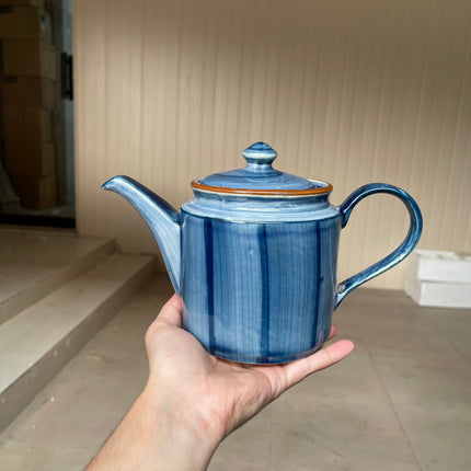 Leftover RK Tea Pot ( Cobalt Blue Colorline )