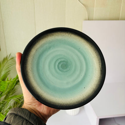 Leftover 7.5 inch Spiral Plate ( Abyss Teal )