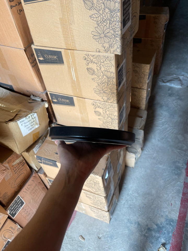 Leftover 8 inch Classic Plate ( Noir )