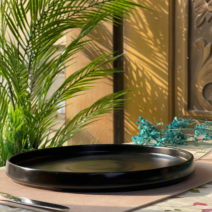 10 inch Classic Plate ( Textured Black Matte )