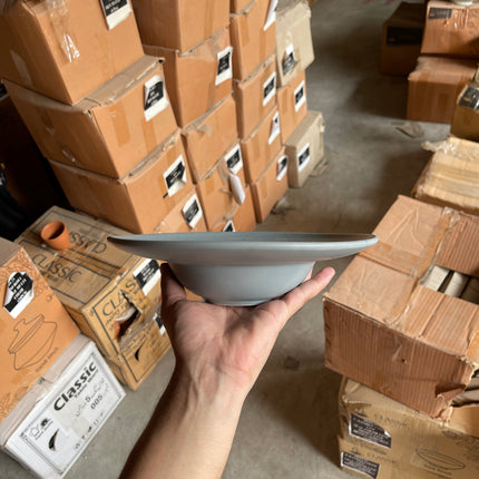 Leftover 9.5 inch Pasta Plate ( Grey Matte with Black Specks )