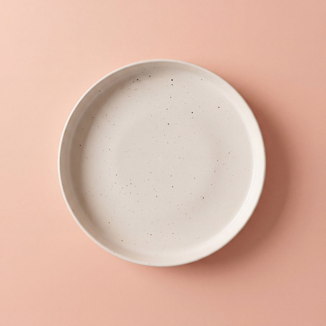8 inch Classic Plate ( Snow Cocoa )