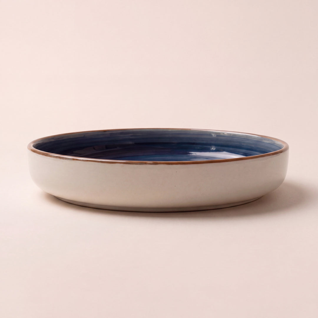 8 inch Deep Classic Plate ( Indigo )