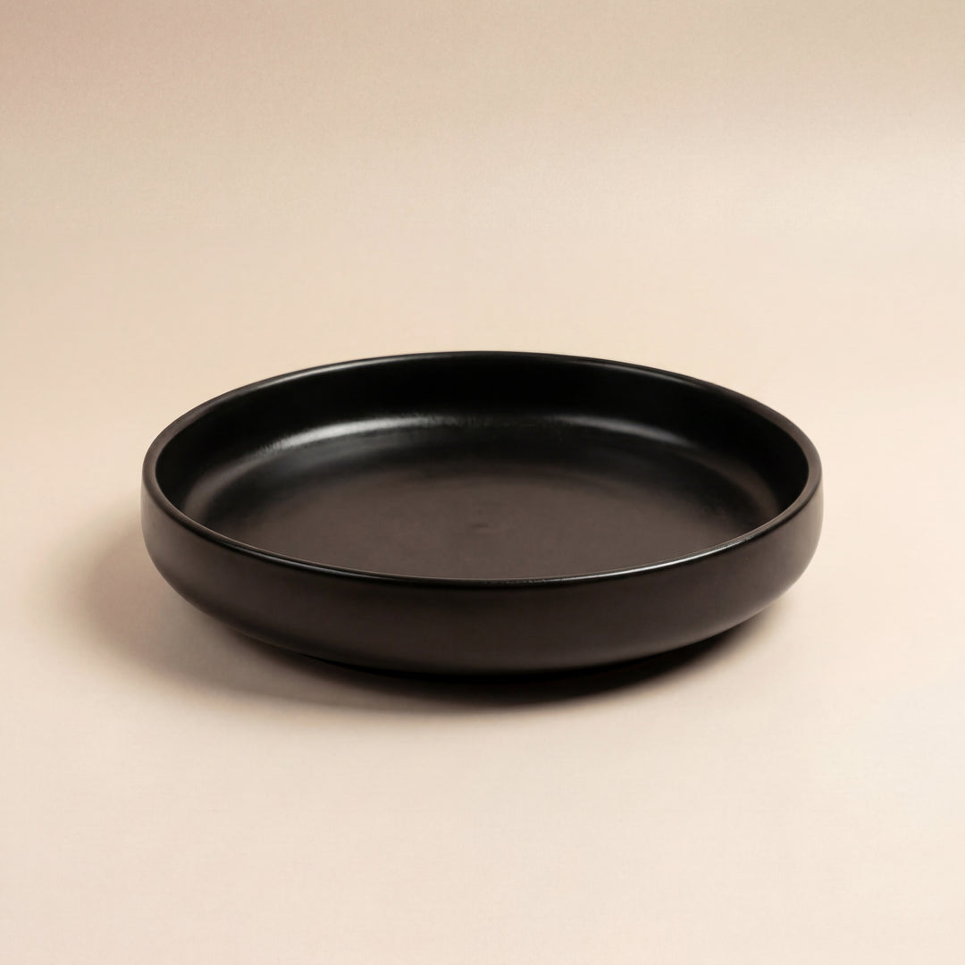 8 inch Deep Classic Plate ( Noir )