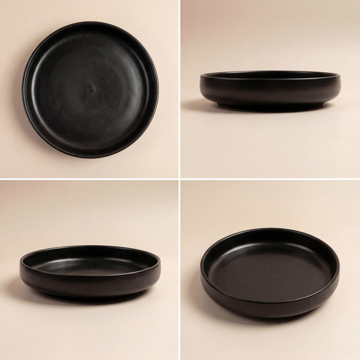 8 inch Deep Classic Plate ( Noir )