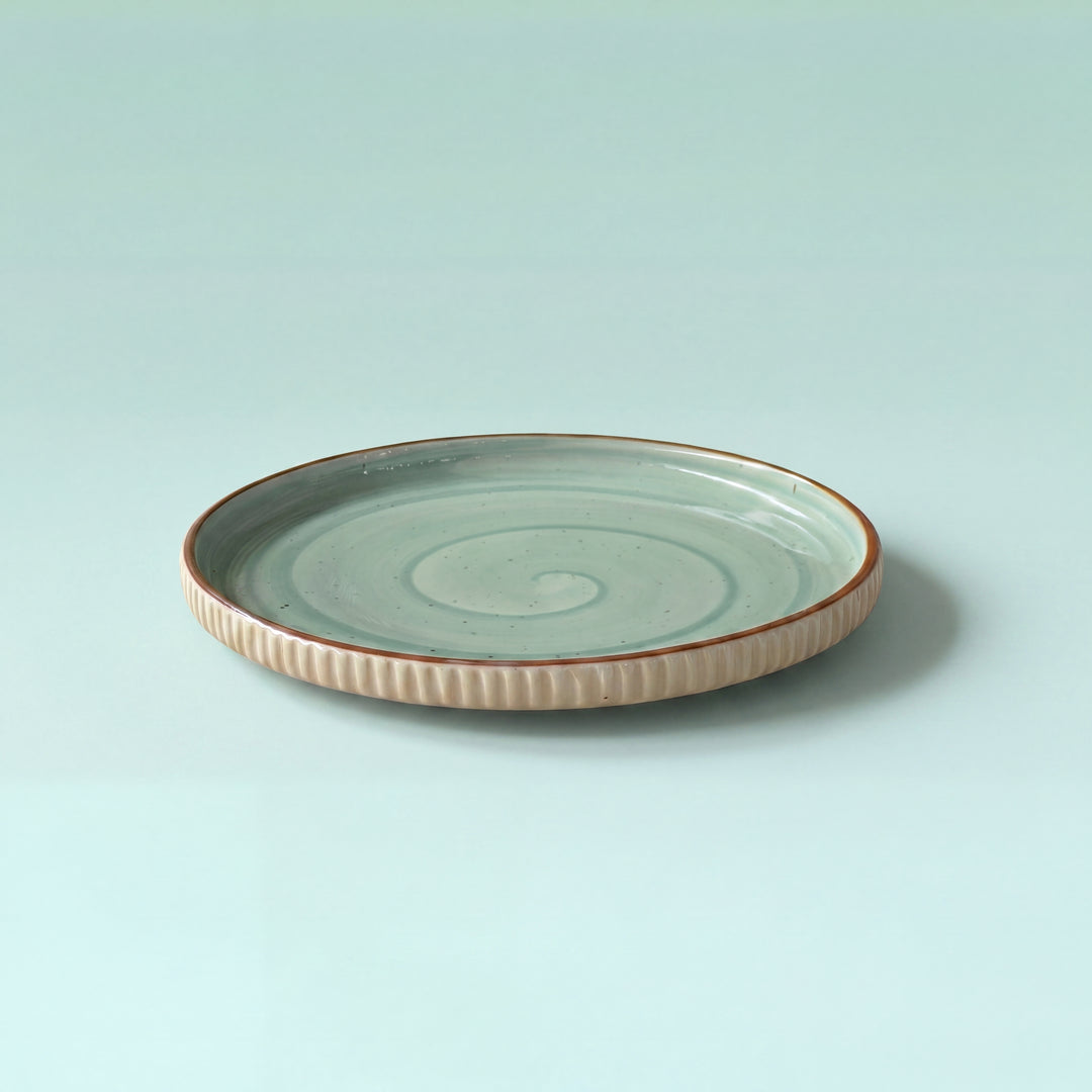 8 inch Pebble Edge Plate ( Breeze )