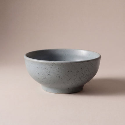 7 inch Round Bowl ( Grey Matte Black Specks )