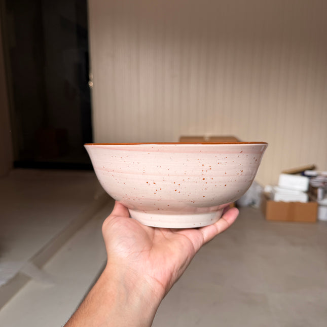 Leftover 8 inch Round Bowl ( Rosewater )