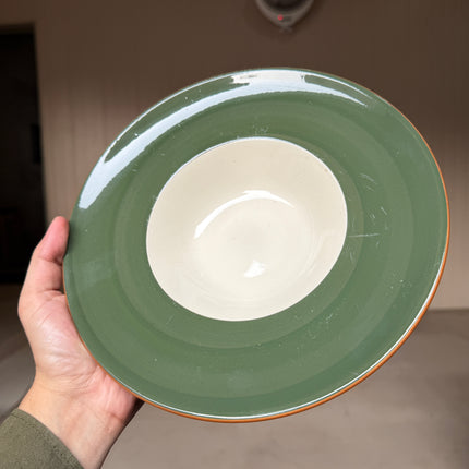 Leftover 9.5 inch Pasta Plate ( Dark Green Colorline )
