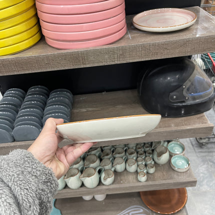 Leftover 8.5 inch Entree Bowl ( Teal Colorline )