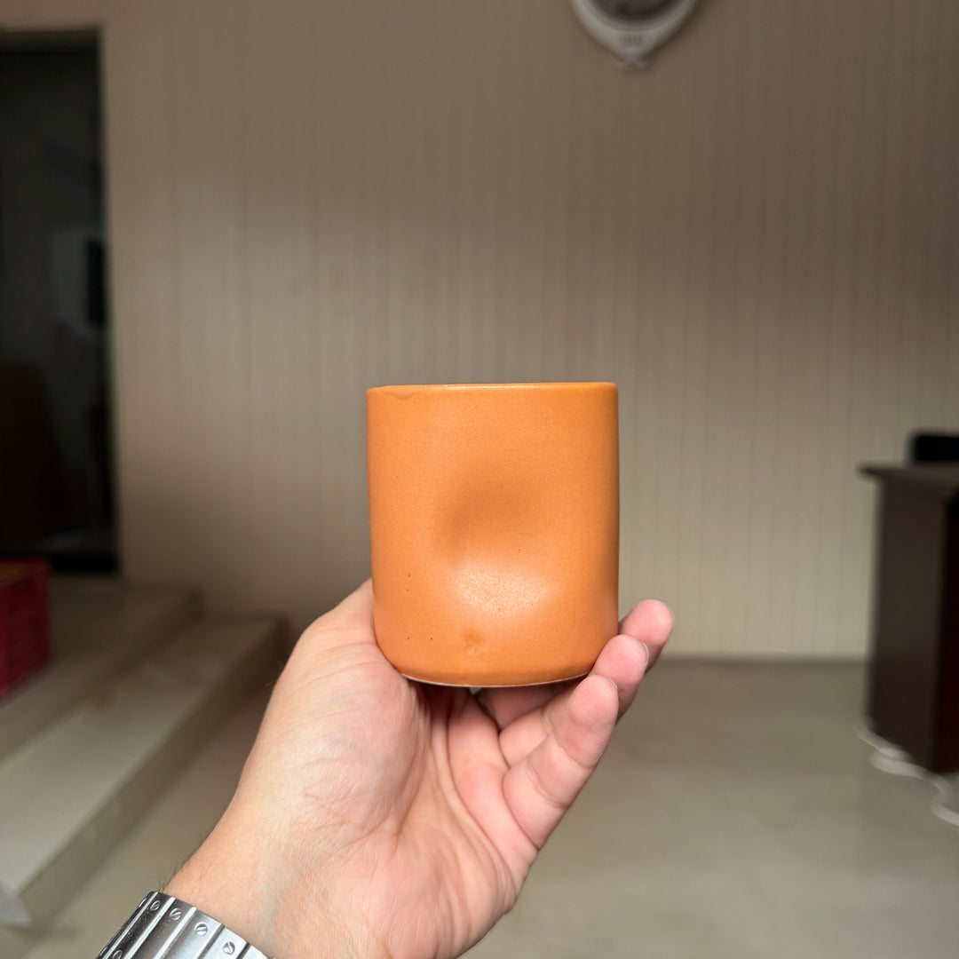 Leftover Dent Tumbler ( Terracotta Matte ) ( 170 ml )