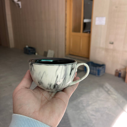 Leftover WM Cup ( Black Marble ) ( 220 ml )