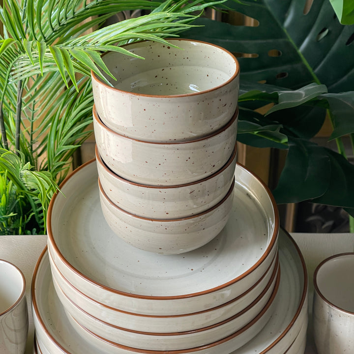 4-Person 16-Piece Breakfast Set ( Ash )