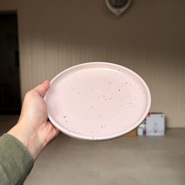 Leftover 8 inch Lite Classic Plate ( Old Rose Matte )
