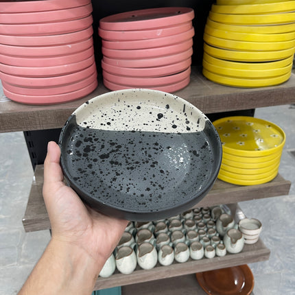 Leftover 8 inch Deep Classic Plate ( Eclipse )