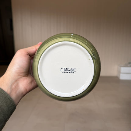 Leftover 6 inch Noodle Bowl ( Dark Green Colorline )