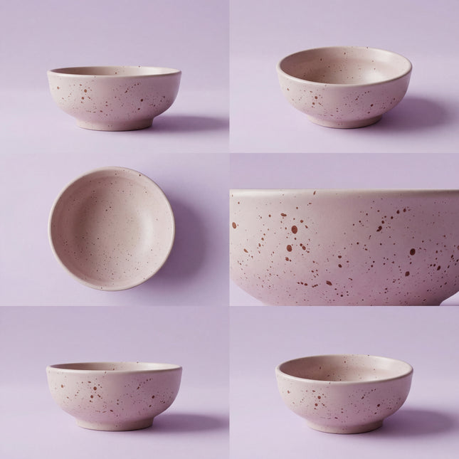 8 inch Round Bowl ( Old Rose Matte )